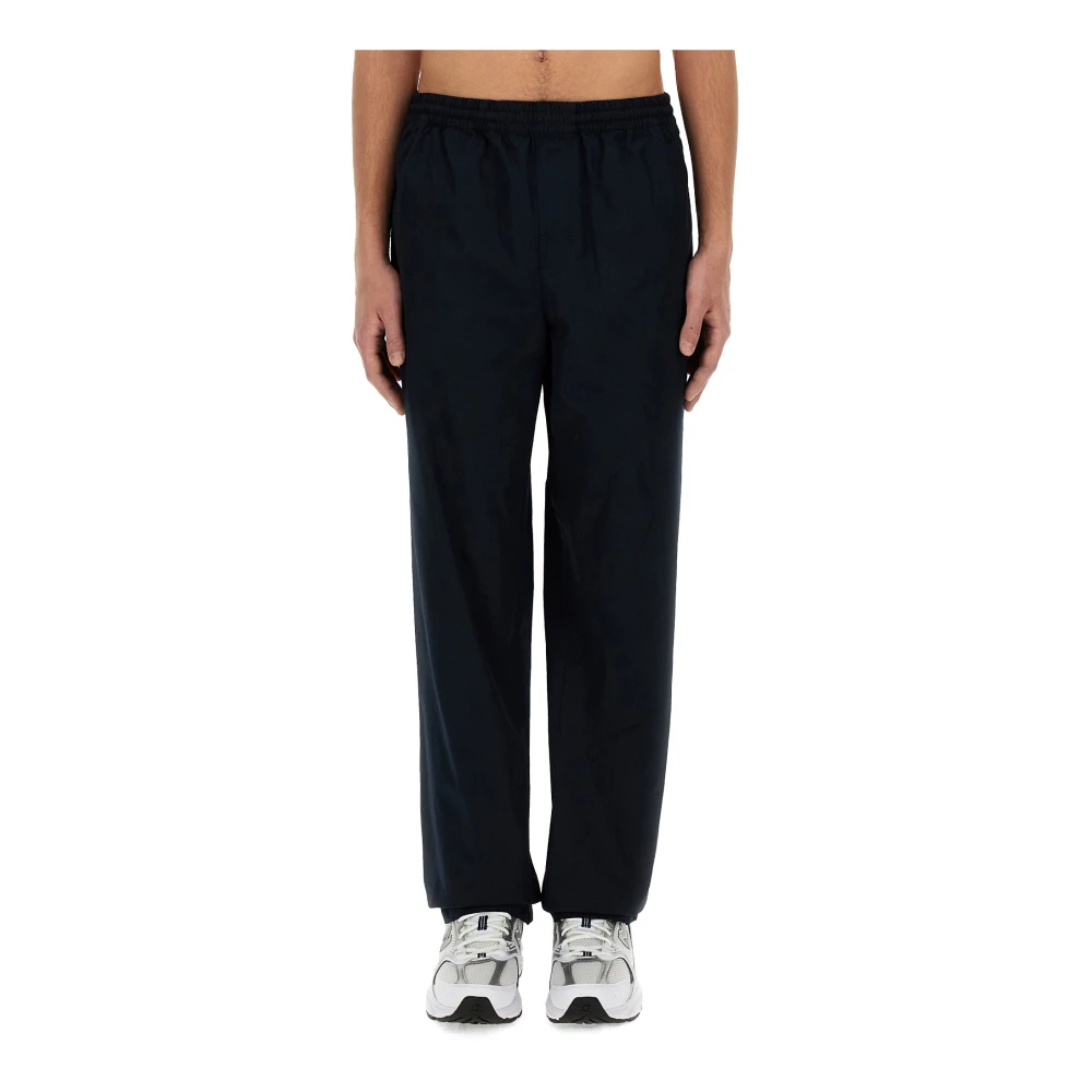 Aspesi Men's Blue Ventura Trousers - Straight Trousers - Xl - Trousers