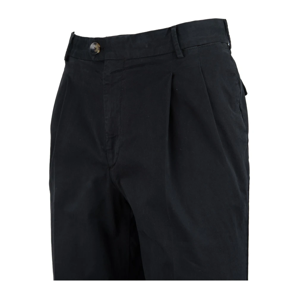 PT Torino Heren Knoop Rits Broek Black Heren