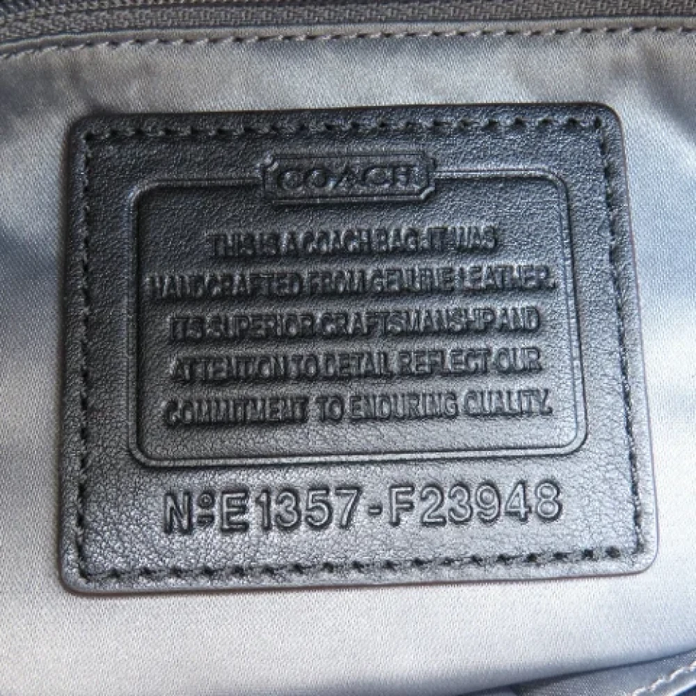 Coach Pre-owned Leather shoulder-bags Black Dames