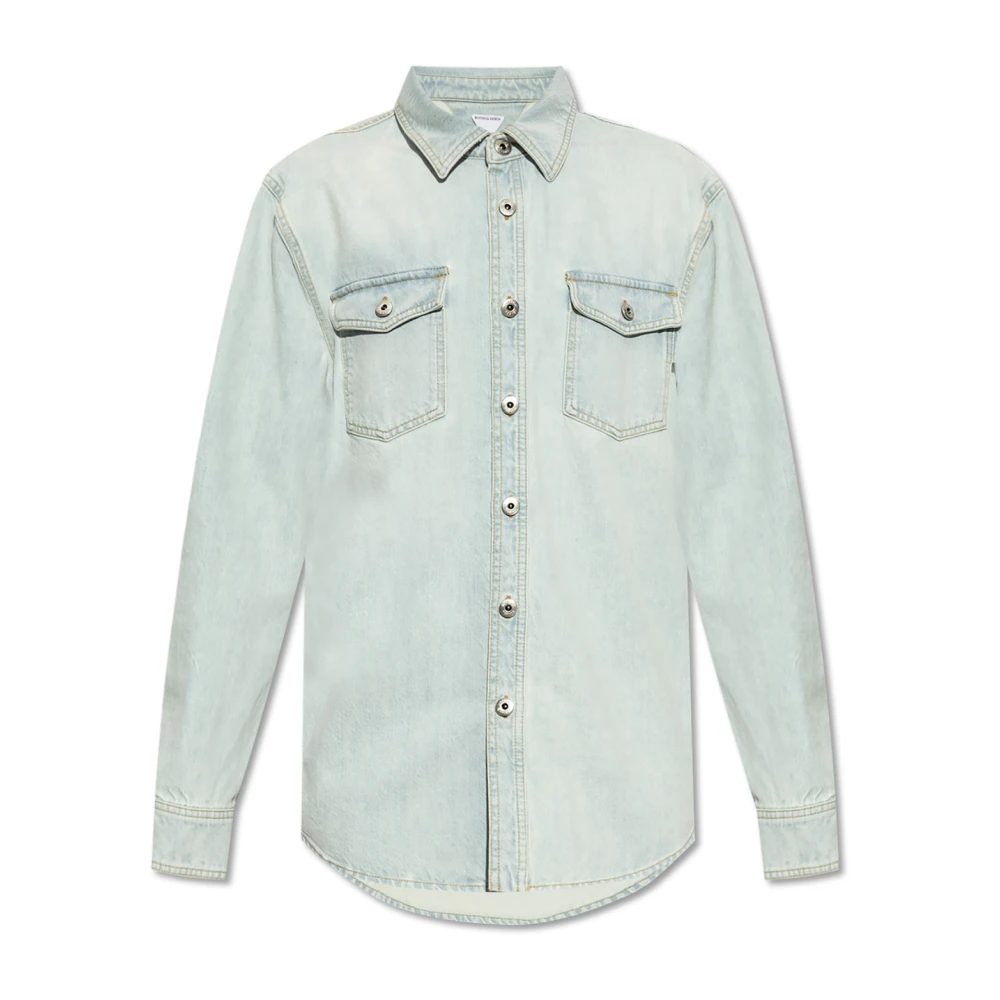 Bottega Veneta Denim overhemd Blue Heren