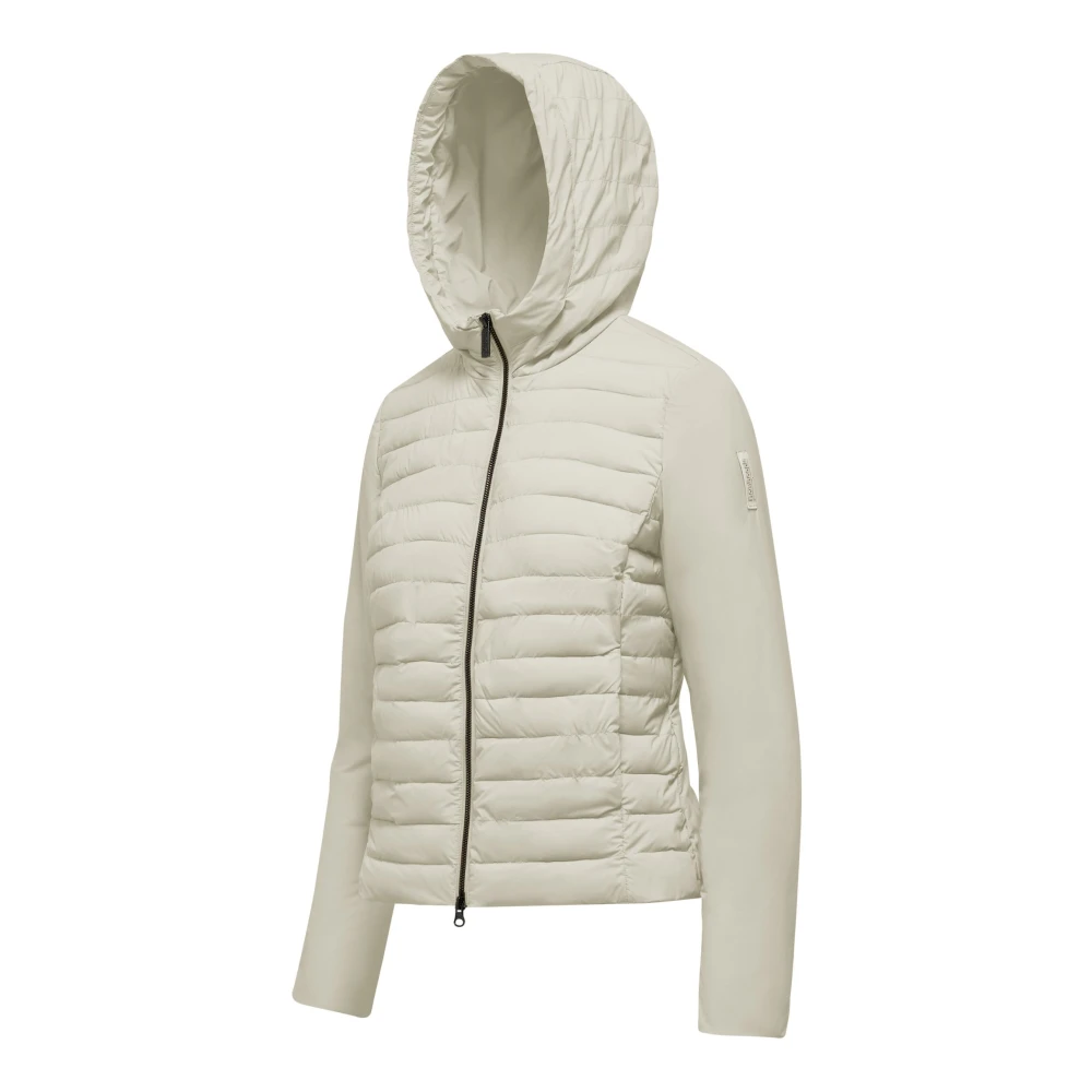 BomBoogie Stretch Nylon Donsjas Beige Dames