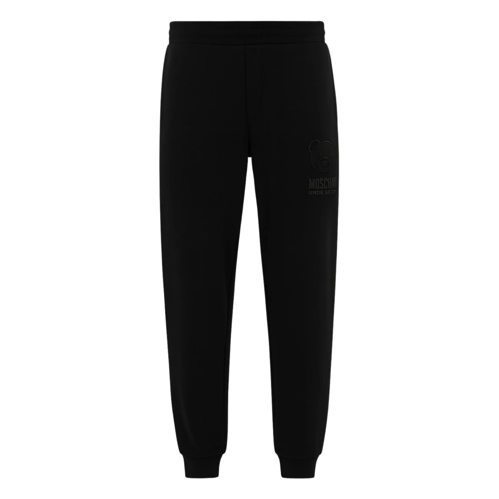 Moschino Women's Black Joggers - Sweatpants - L - Trousers