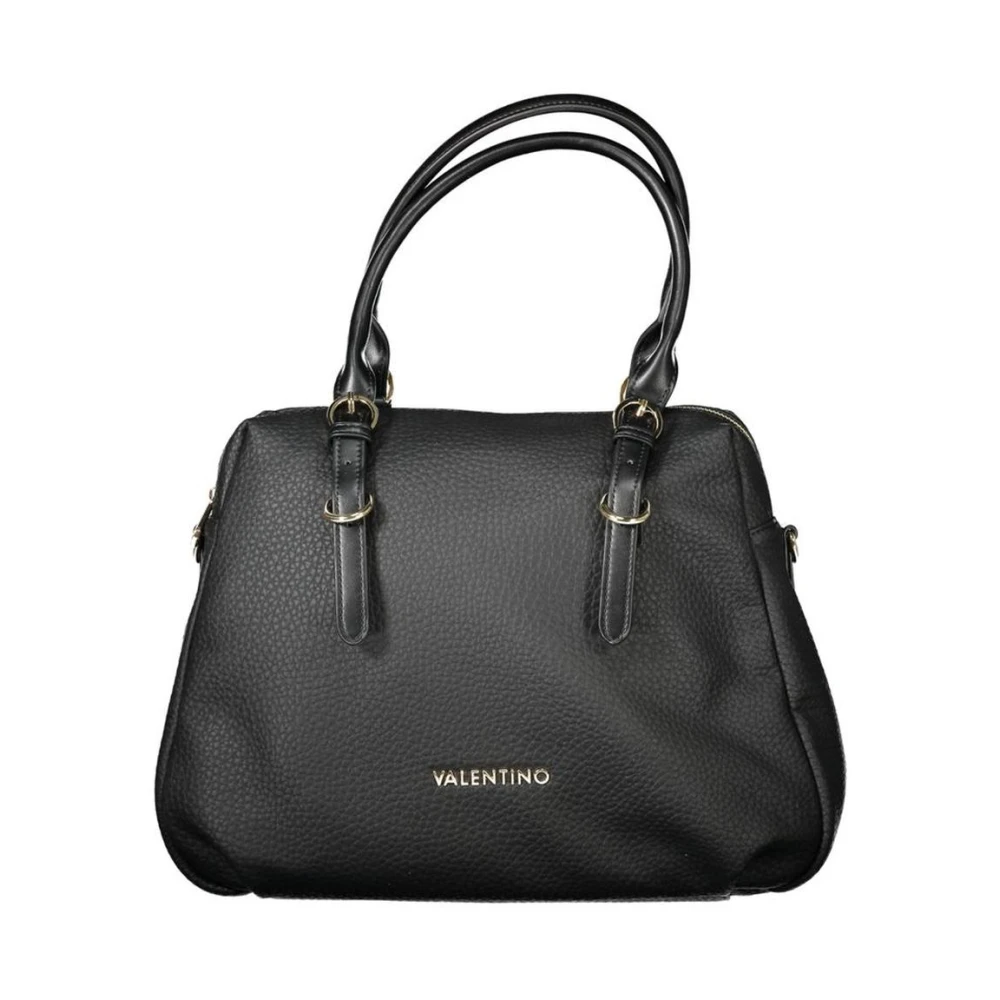 Valentino , Handbags, Female, Black, One Size, Structured Handbag Zip Closure