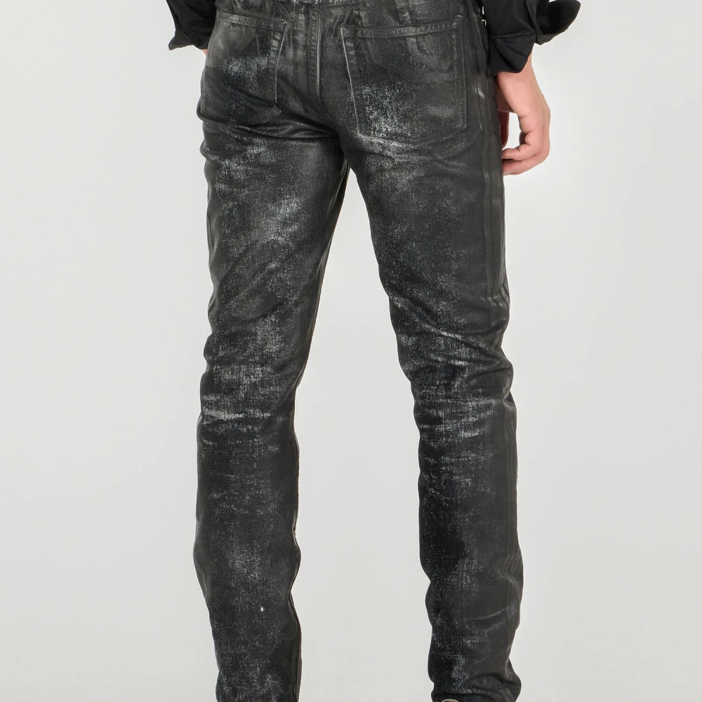 Roberto Cavalli Vintage Stijl Denim Broek Black Heren