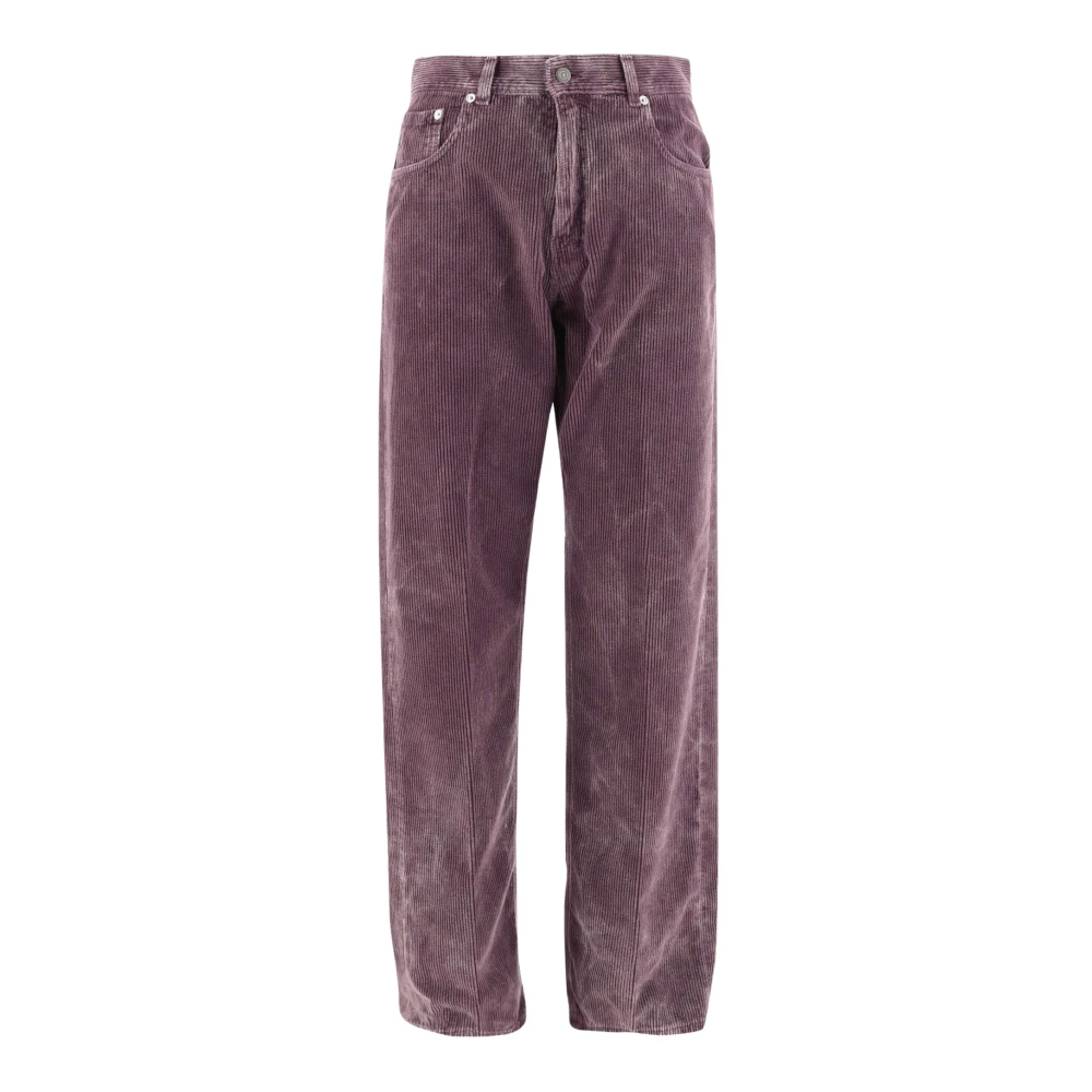 Haikure Paarse Corduroy Katoenen Fluwelen Broek Purple Dames