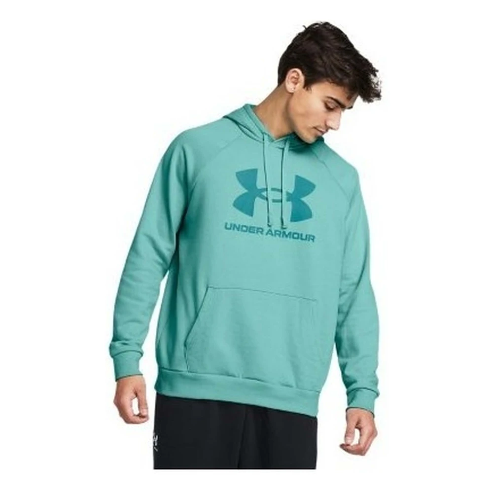Under Armour Rival Fleece Logo HD Hoodie Green Heren