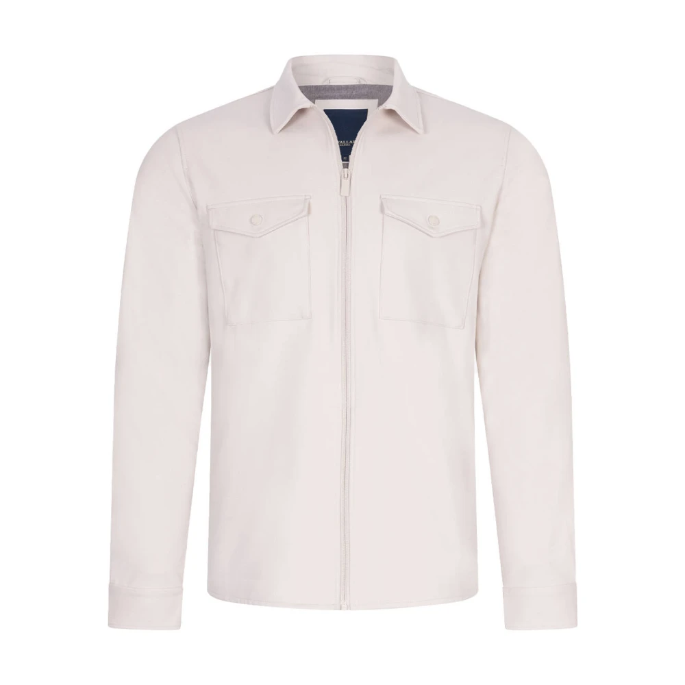 Cavallaro Stijlvolle Overshirt Zerino Beige Heren