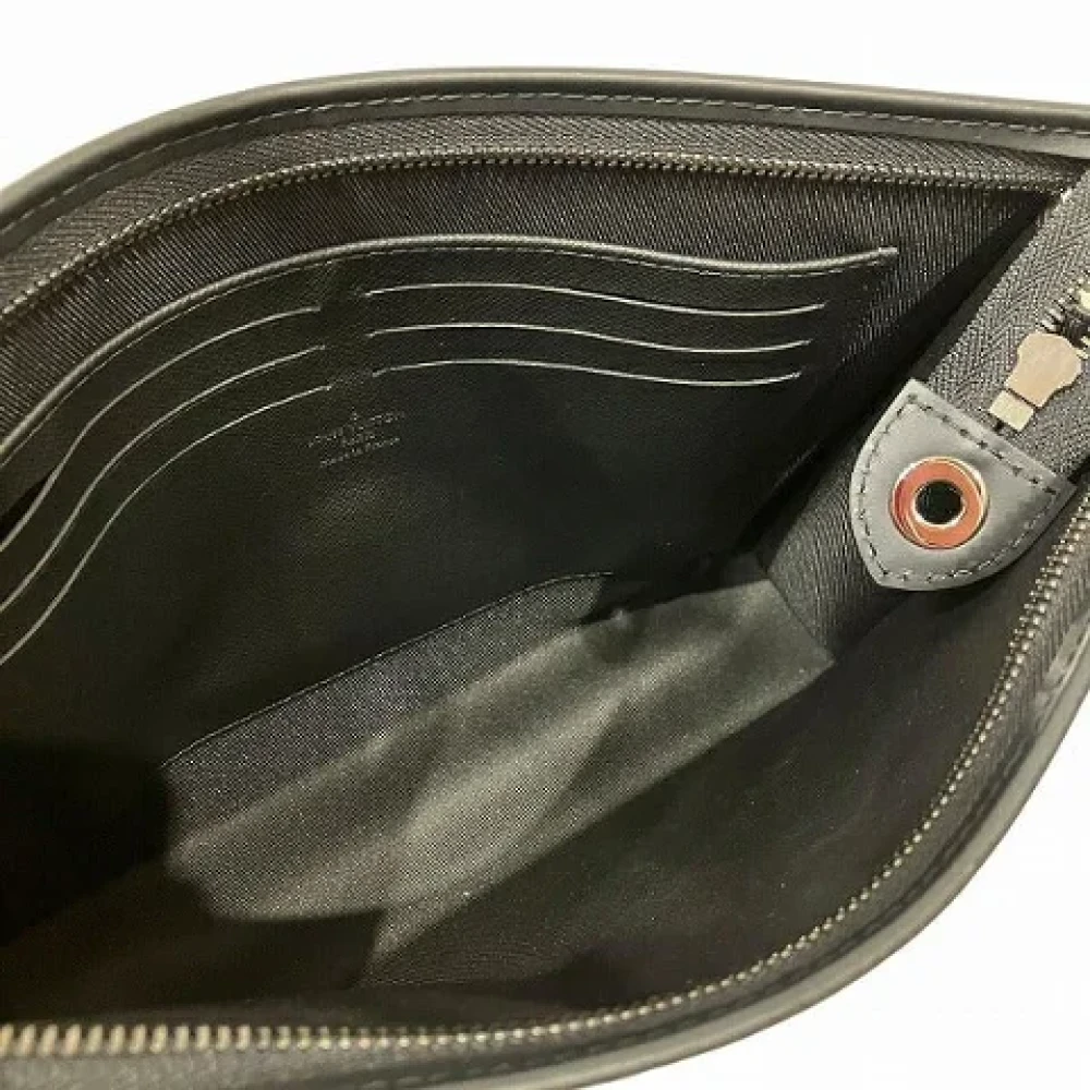 Louis Vuitton Vintage Pre-owned Canvas clutches Black Heren