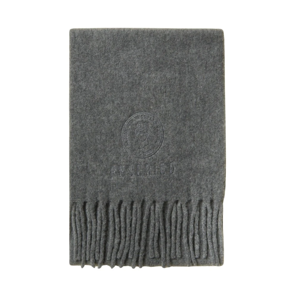 PESERICO Alpaca wolblend sjaal Gray Unisex
