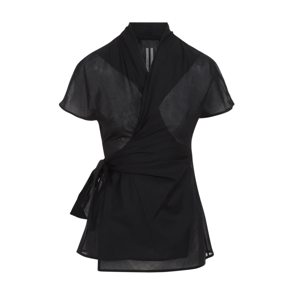 Rick Owens Mouwloze Top in Laura Stijl Black Dames