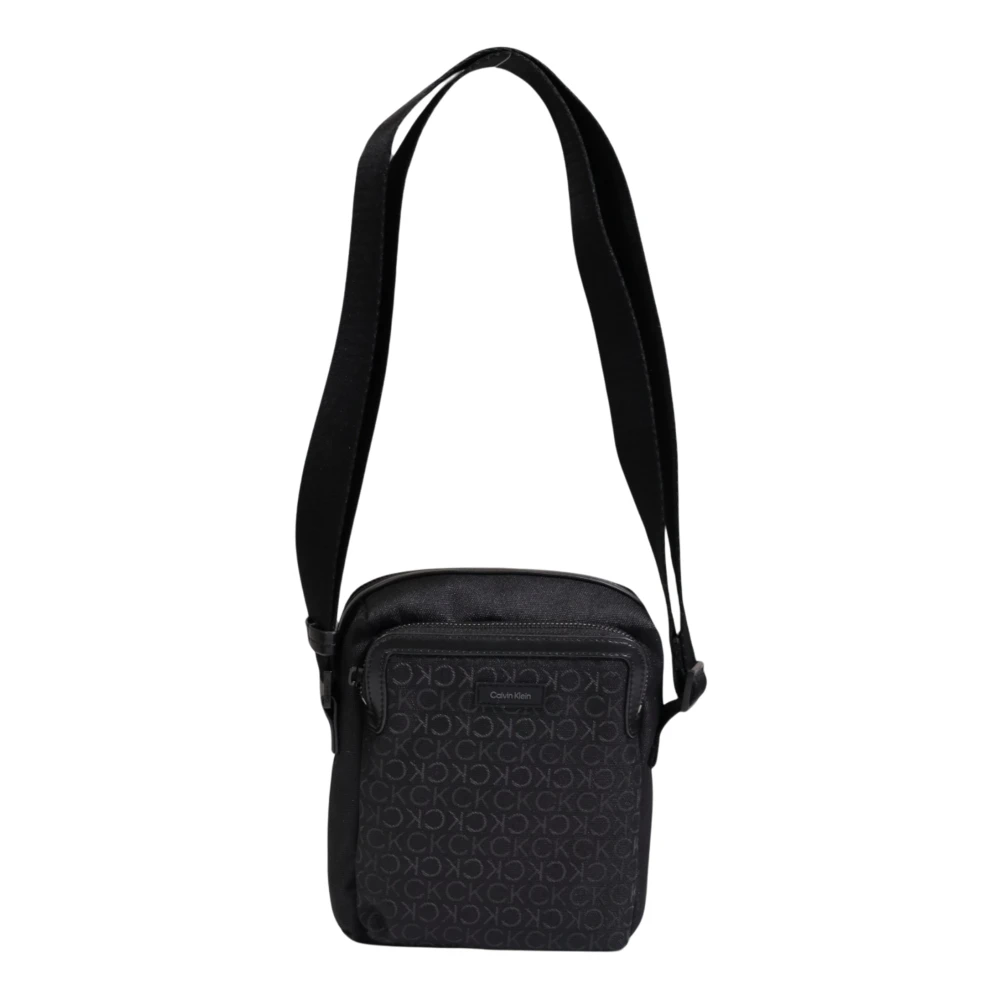 Calvin Klein Reporter Tas Herfst Winter Collectie Black Heren