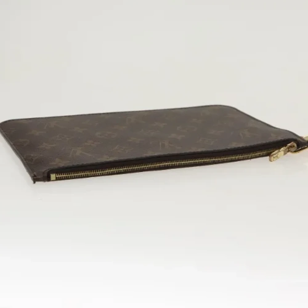 Louis Vuitton Vintage Pre-owned Canvas clutches Brown Dames
