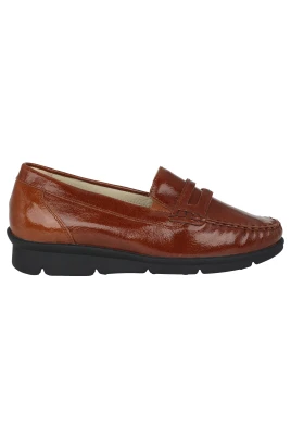 Bred passform dam mocassin