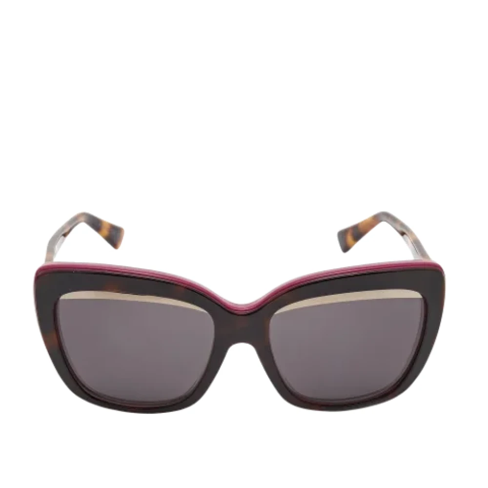 Dior Vintage Pre-owned Acetate sunglasses Brown Dames