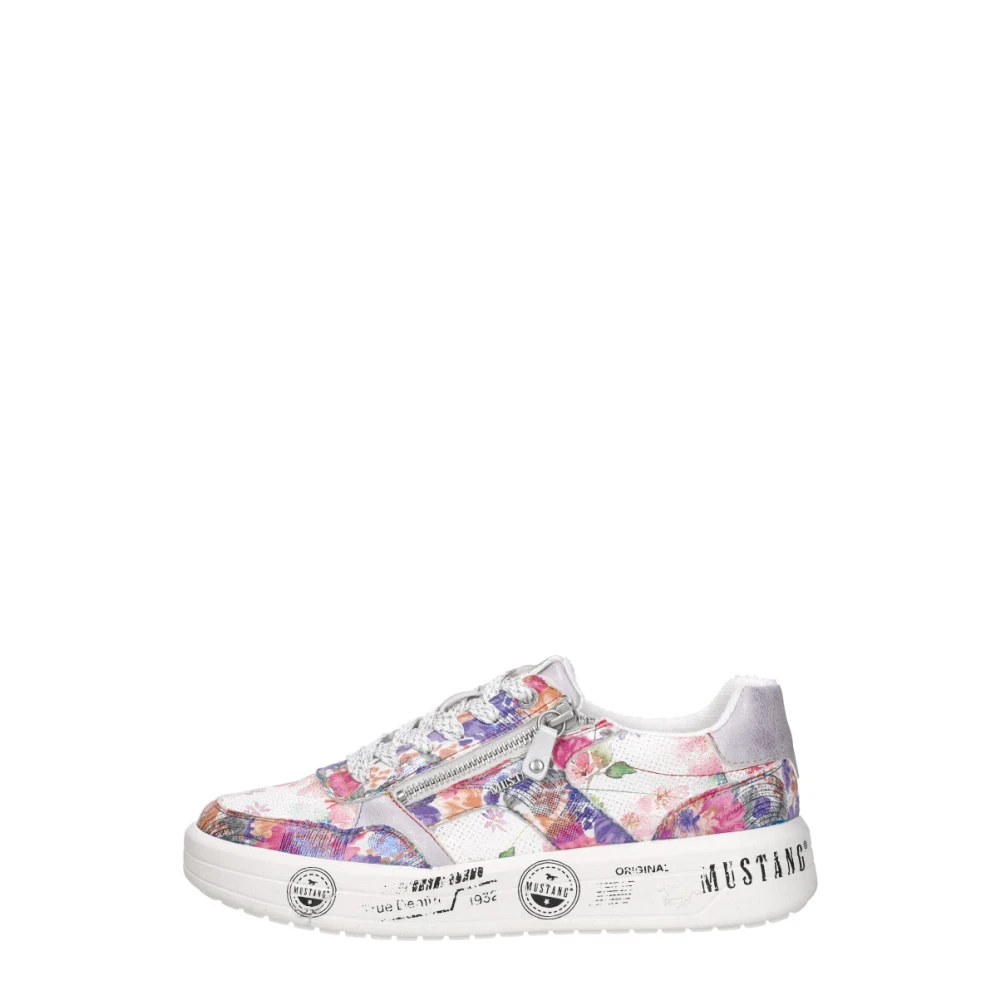 Mustang Sneakers Laag Dames Schoenen Veelkleurig Multicolor
