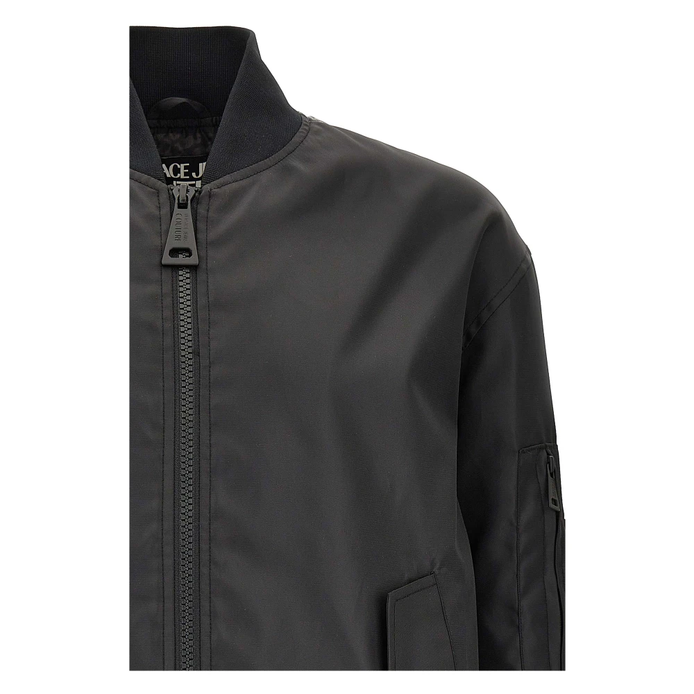 Versace Jeans Couture Stijlvolle Jassen Collectie Black Heren
