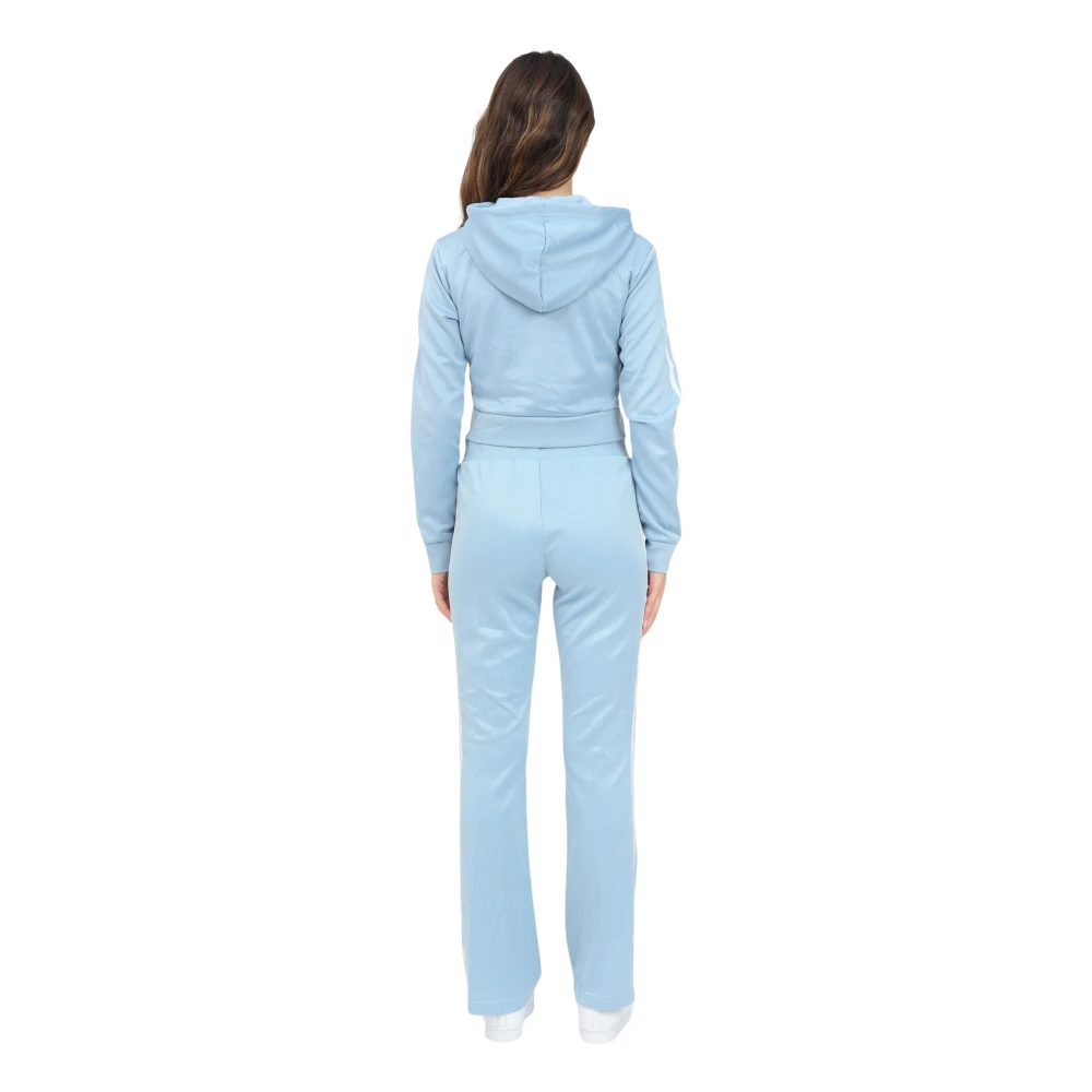 Adidas Sportieve Glam Blauwe Trainingspak Blue Dames