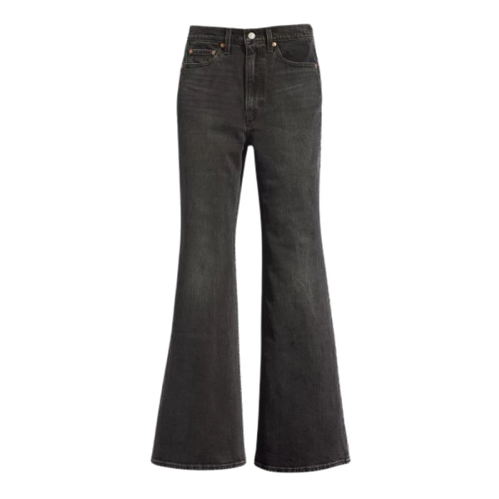 Levi's Women's Black Flared Jeans - Flare Jeans - W28 L30 - Jeans
