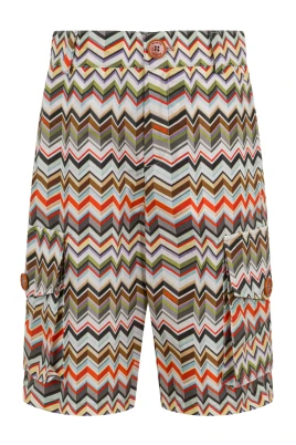 Chevron Cargo Shorts