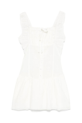 white-square-neck-sleeveless-dress