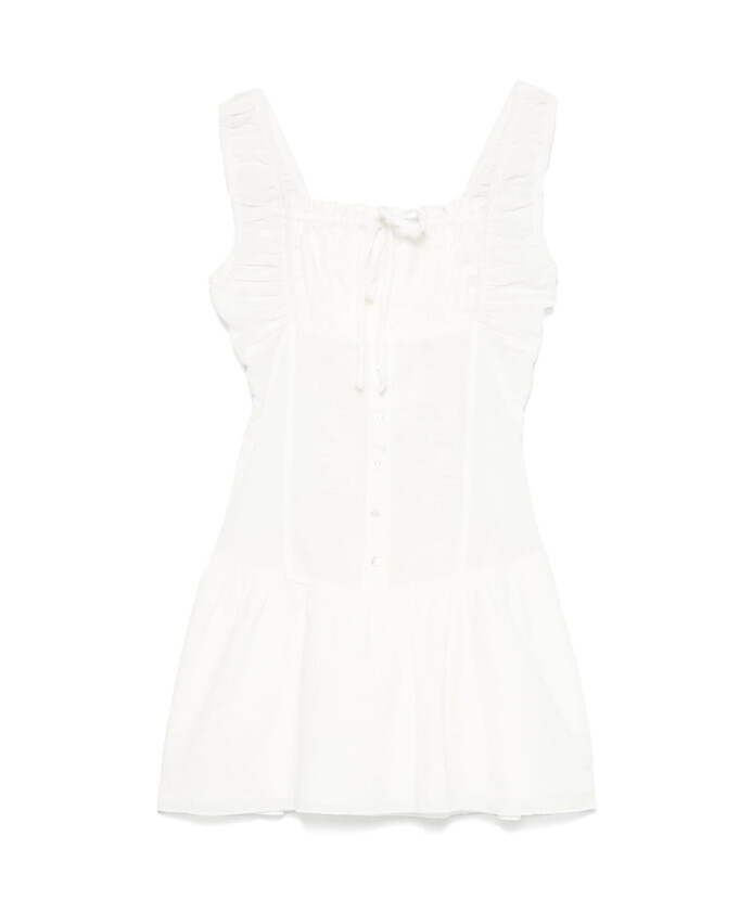 white-square-neck-sleeveless-dress