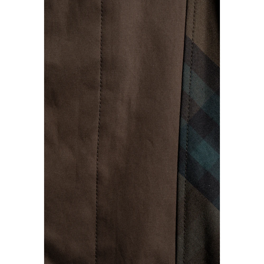 Burberry Omkeerbare oversized jas Brown Heren