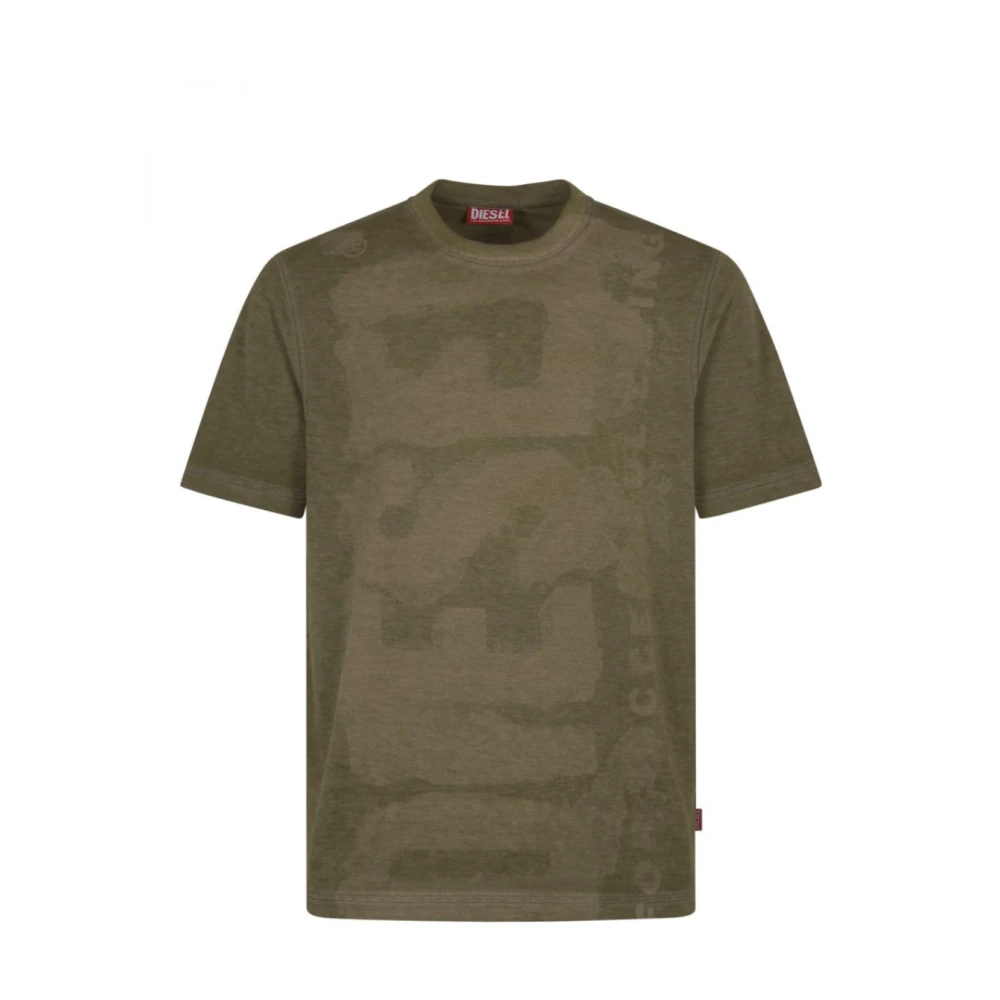 Diesel - Tops > T-Shirts - Green - Diesel - Modalova