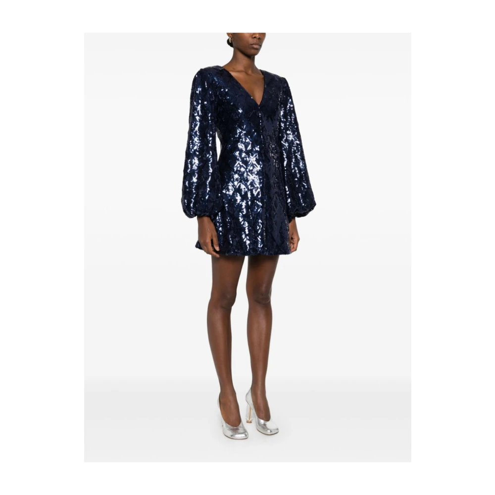 Rotate Birger Christensen Party Dress Blue Dames