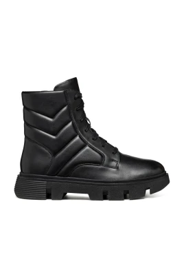Svarta ankelboots för kvinnor