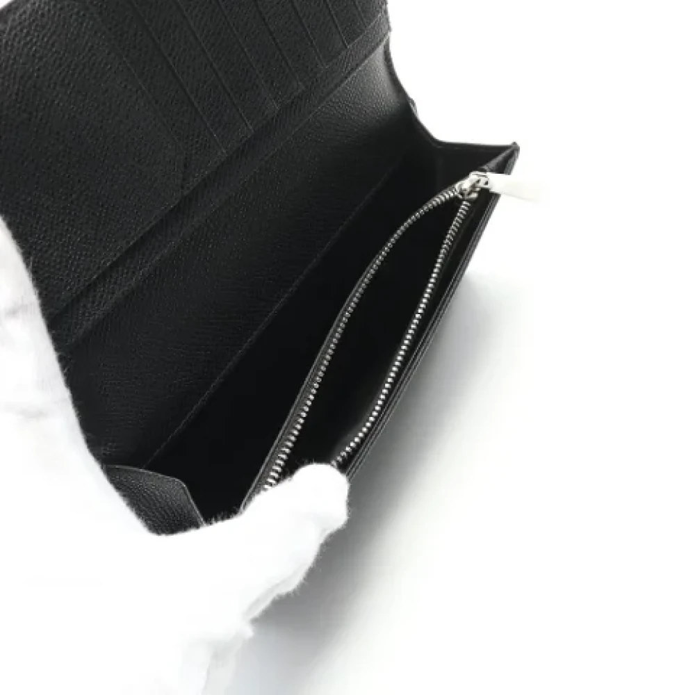 Bally Pre-owned Leather wallets Black Heren