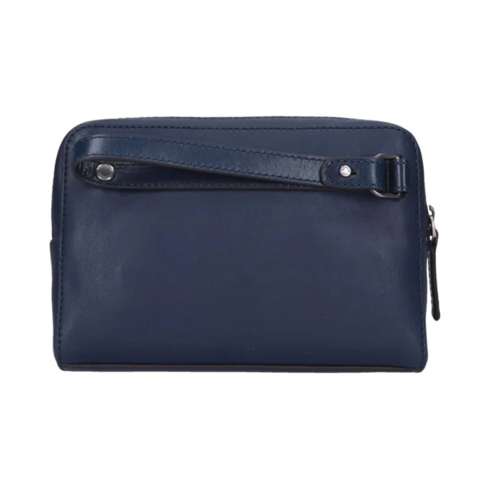 The Bridge Stijlvolle Clutch Tas Blue Heren