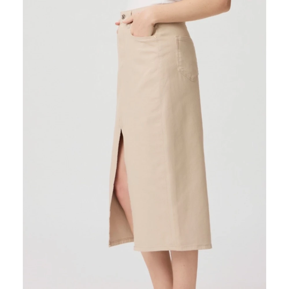 Paige Midi Rok Angela Beige Dames