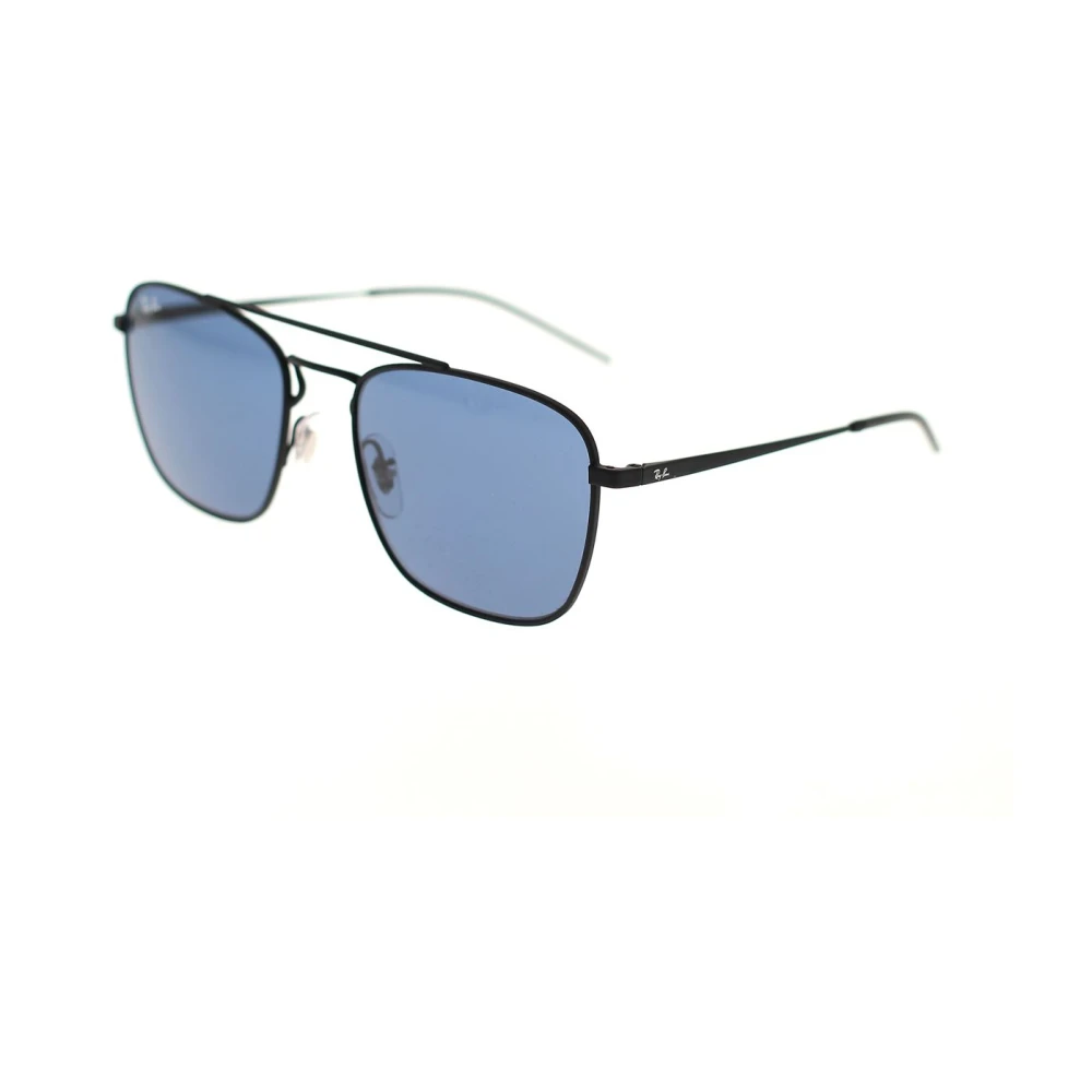 Ray-Ban RB3588, Rubber Black Sunglasses Dark Blue lenses, Mojo Glasses - Image 3