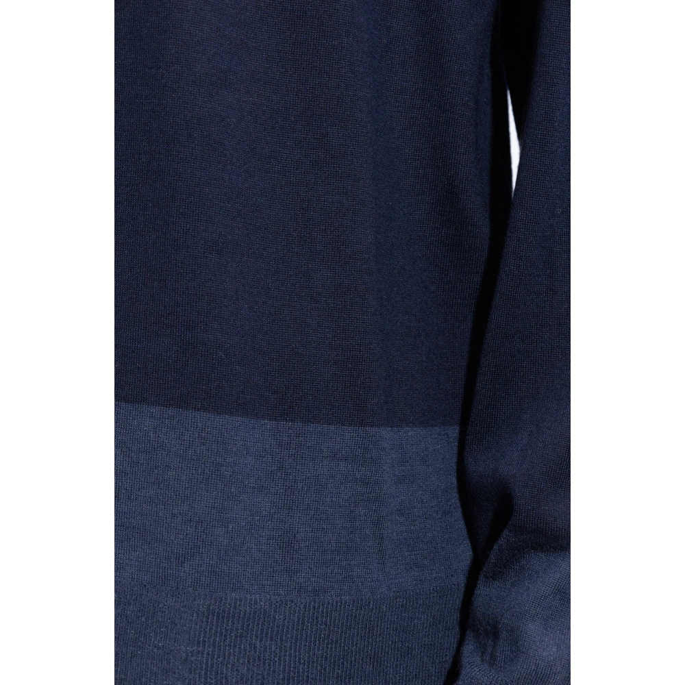 Giorgio Armani Trui met ronde hals Blue Heren