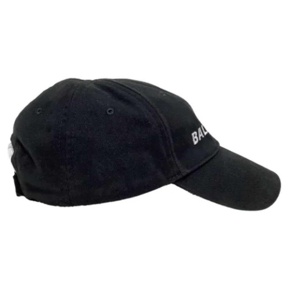 Balenciaga Vintage Pre-owned Cotton hats Black Heren