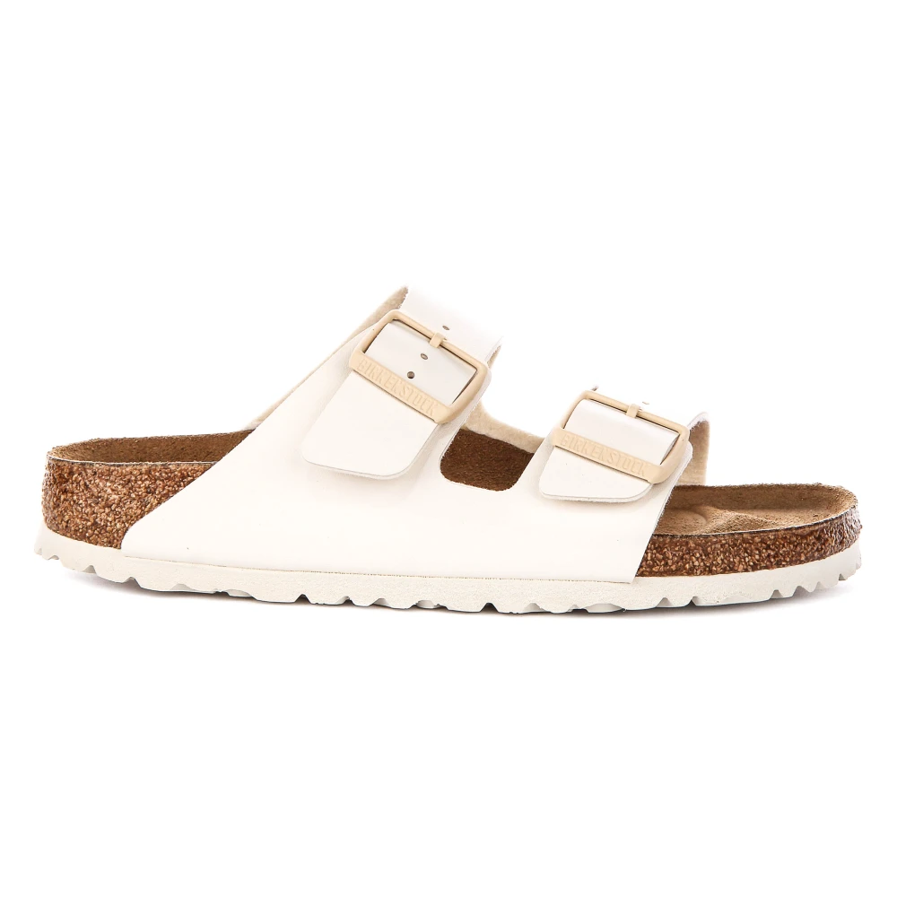 Birkenstock Women's White Arizona Narrow Fit - Sliders - 6 Uk - Shoes