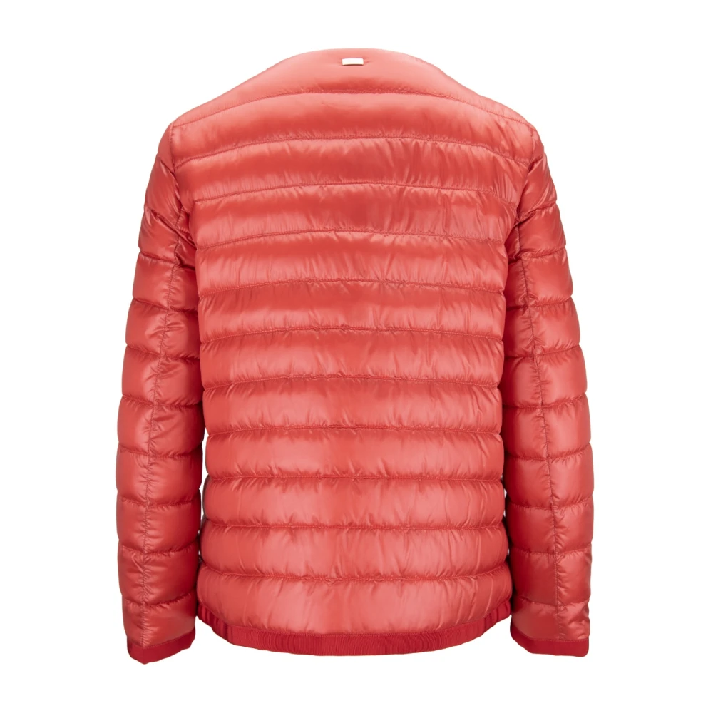 Herno Korte Puffer Jas met Rits Red Dames
