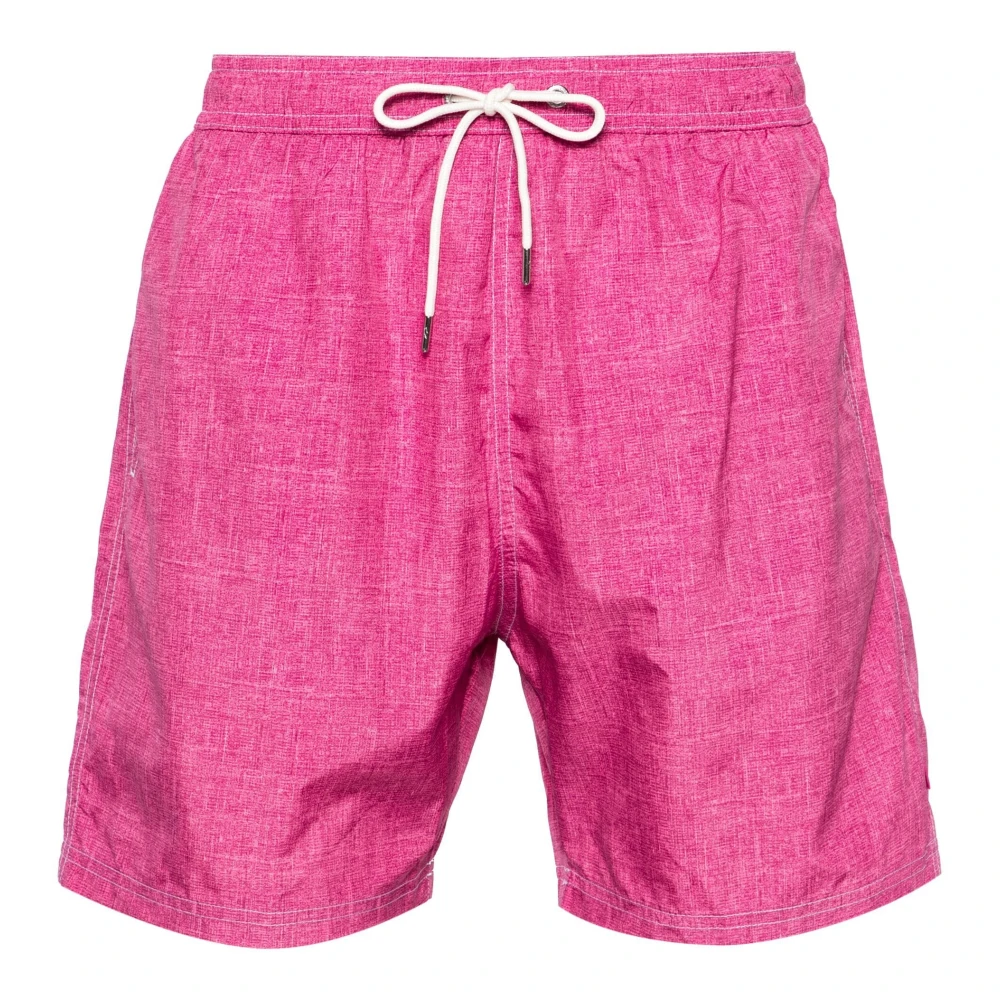 PAUL & SHARK Polyester Zwemkleding met Zakken Pink Heren
