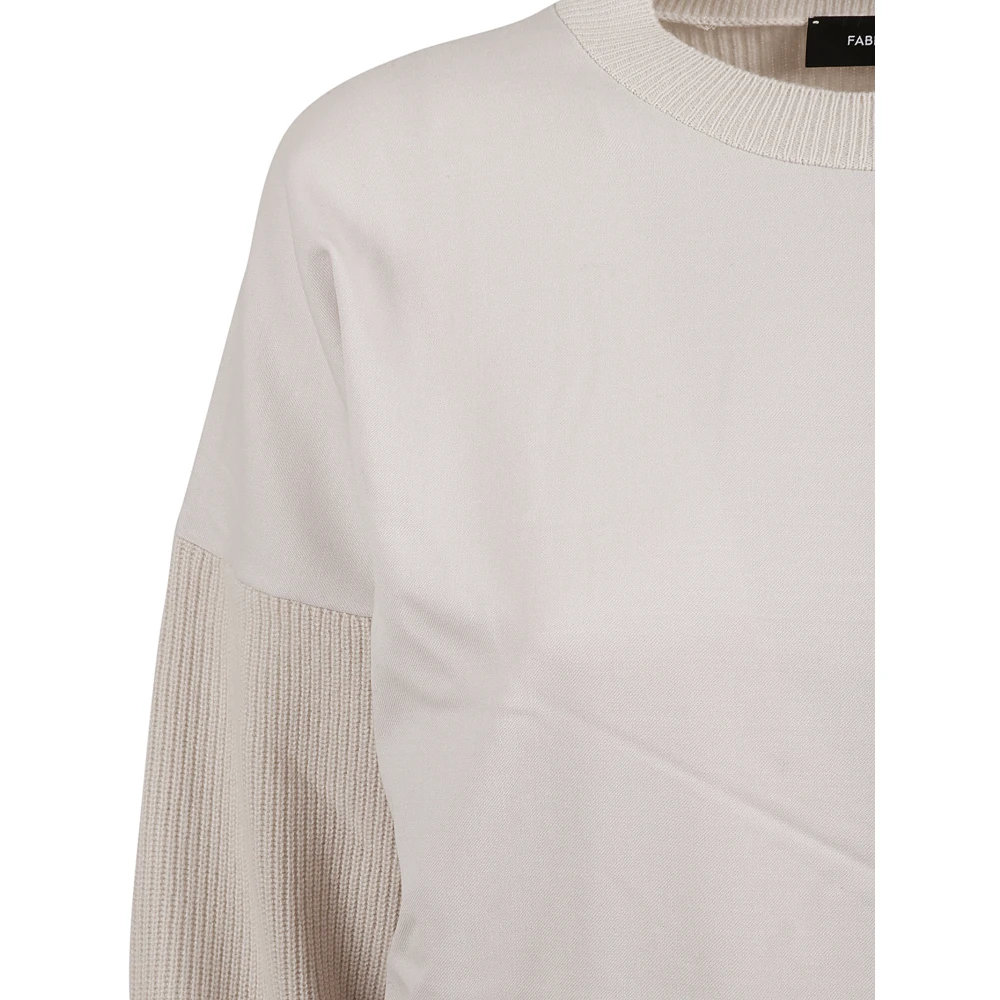 Fabiana Filippi Stijlvolle Sweater Collectie Beige Dames