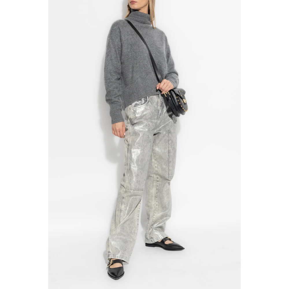 AllSaints Kasjmier Turtleneck Rebel Gray Dames