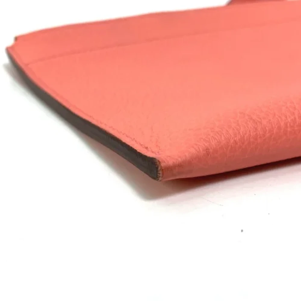 Hermès Vintage Pre-owned Leather pouches Pink Dames