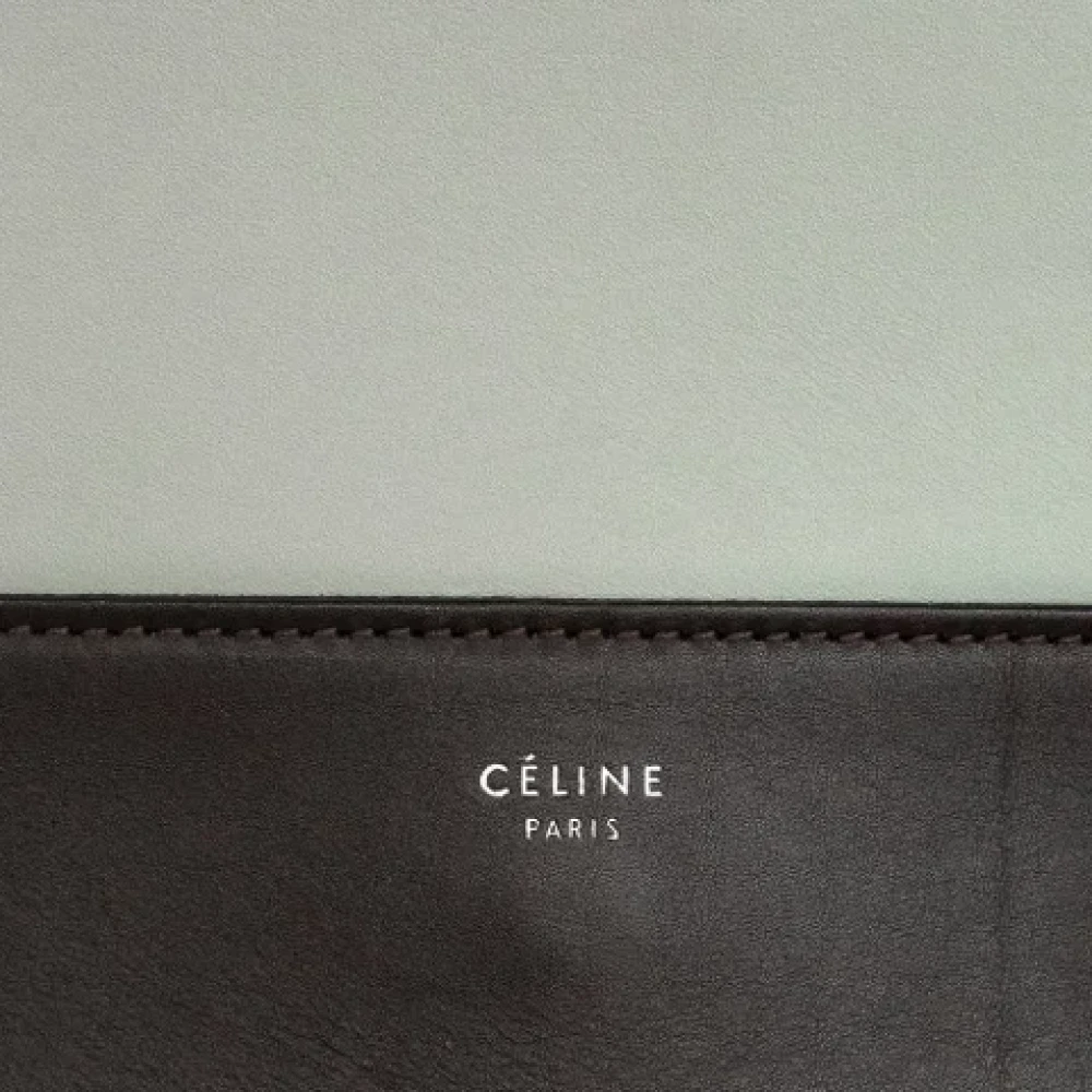 Celine Vintage Pre-owned Leather celine-bags Purple Dames