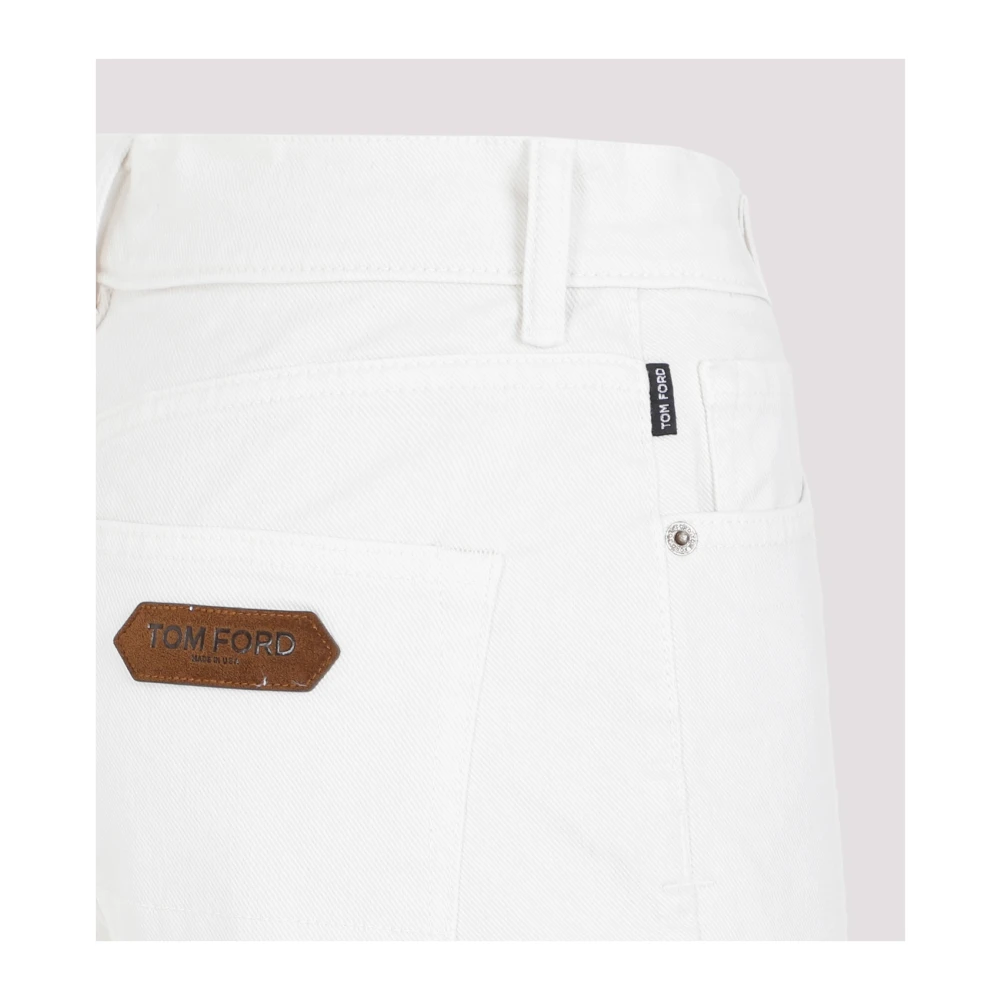 Tom Ford Flared Jeans White Dames