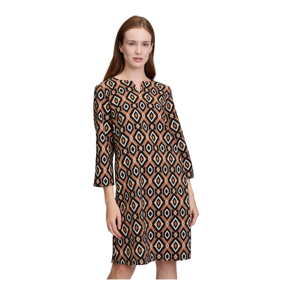 Betty Barclay Elegante bedrukte schede jurk Brown Dames