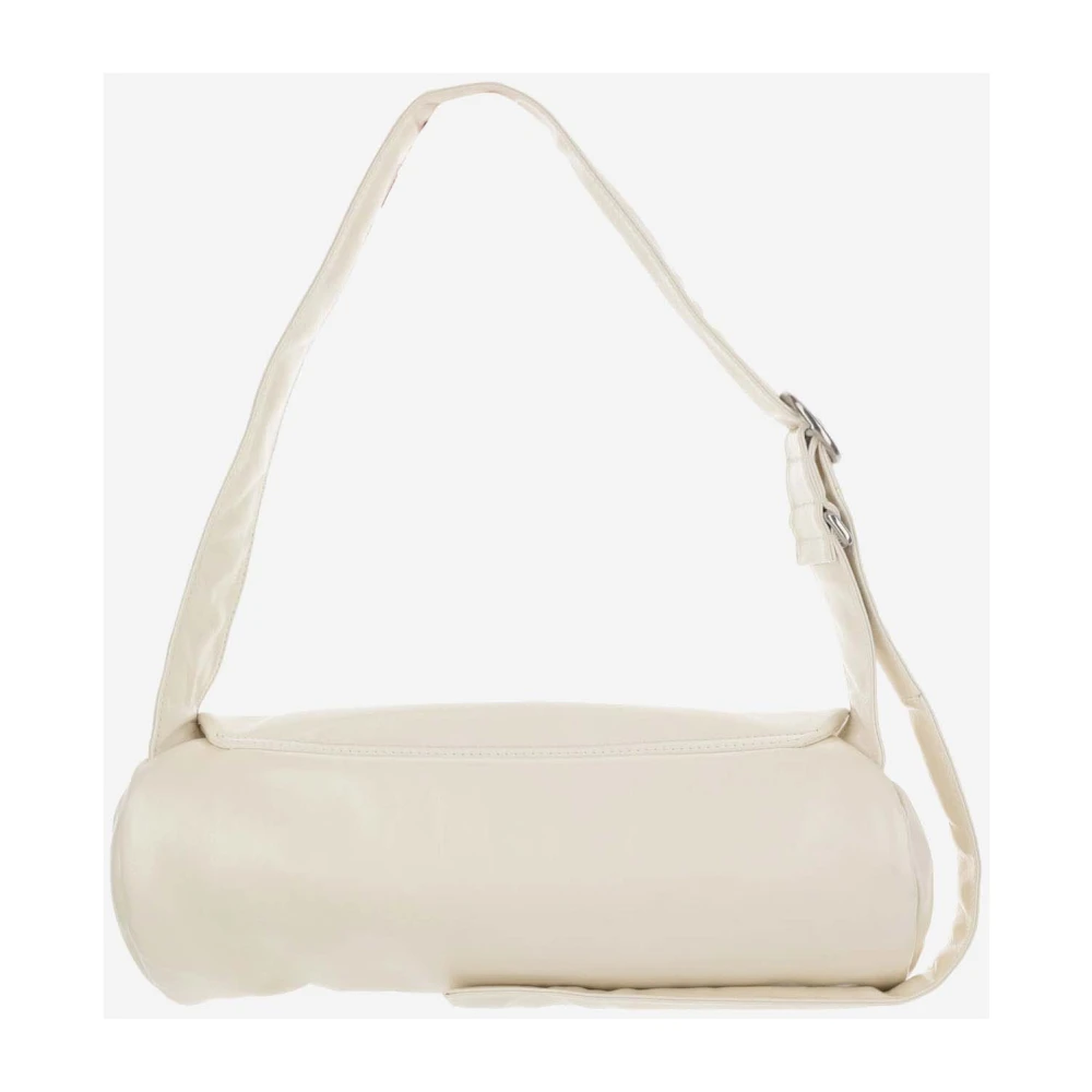 Jil Sander Leren tas met verstelbaar handvat White Dames