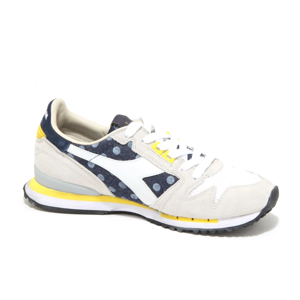 Diadora Blauwe Heritage Exodus Schoenen Heren Schoenen Veelkleurig Multicolor