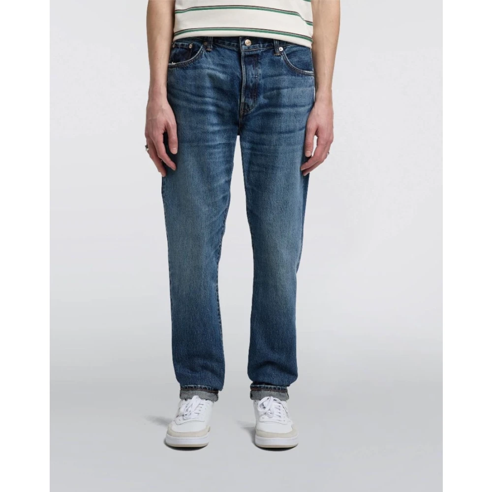 Edwin Slim Tapered Jeans Donker Indigo Rainbow Selvage Blue Heren