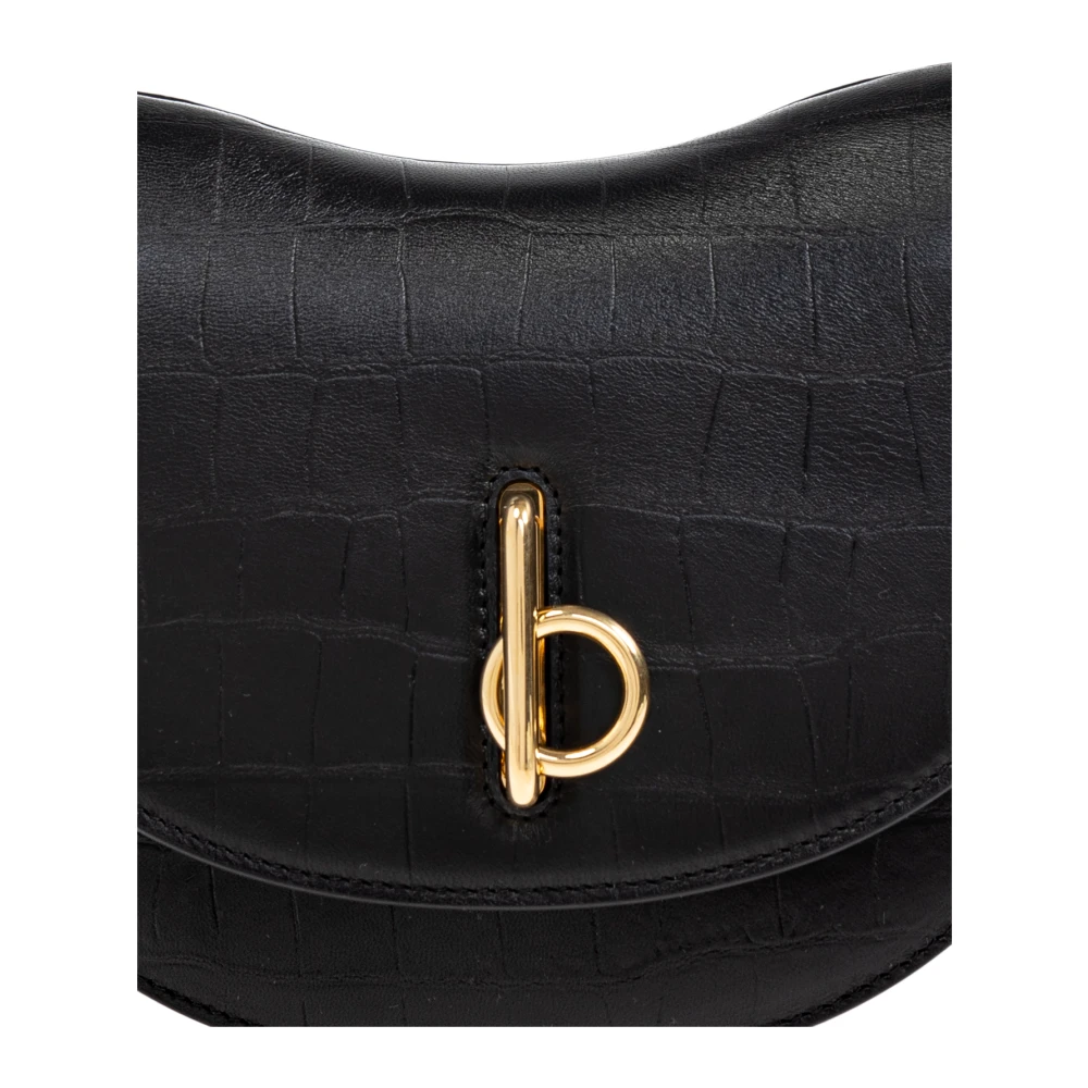 Burberry Schoudertas Rocking Horse Klein Black Dames
