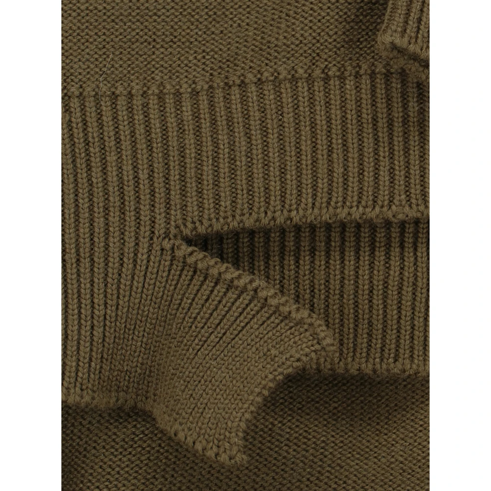 MM6 Maison Margiela Groene V-hals Cardigan Sweater Green Dames
