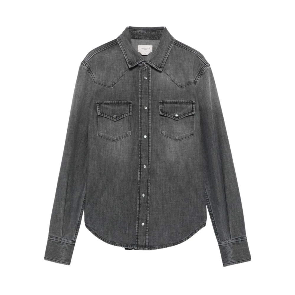 Jacob Cohën Denim Cotton Shirt - Female - Shirts - Black - M - Blouses & Shirts